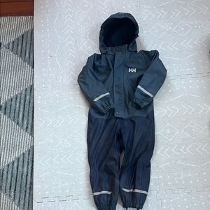 Toddler Helly Hansen waterproof snow and rain suit size 98 or US 3